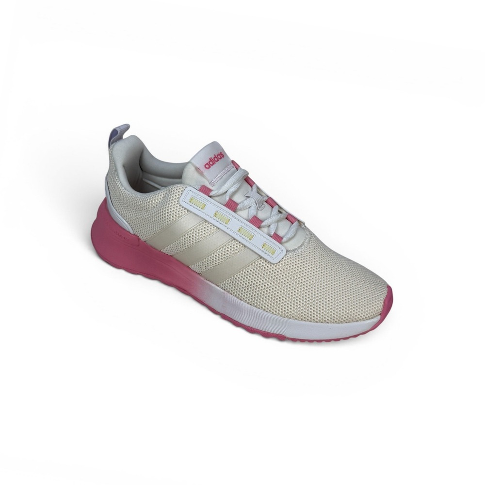 Adidas Racer TR21 Womens Running Shoes Size 7.5 White Pink GX4200